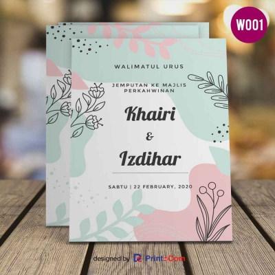 Kad Kahwin W001