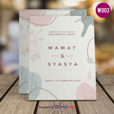 Kad Kahwin W003