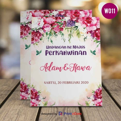 Kad Kahwin W011