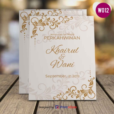 Kad Kahwin W012