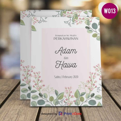 Kad Kahwin W013