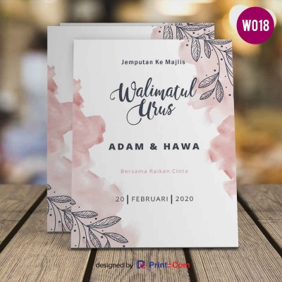 Kad Kahwin W018