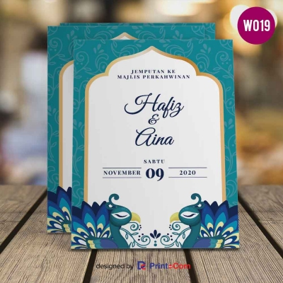 Kad Kahwin W019