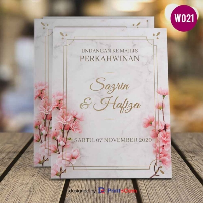 Kad Kahwin W021