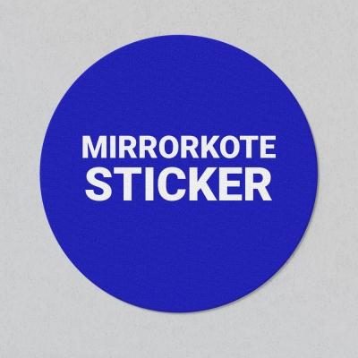Mirrorkote Sticker